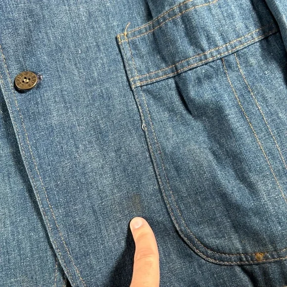 Levi's Blue Denim Blazer - Picture 4 of 9